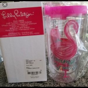 Nip gimme some leg Lilly tumbler with lid